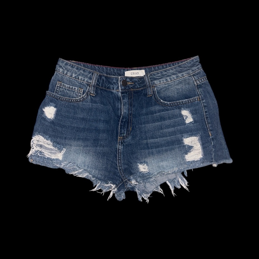 Cello Dark Denim Shorts - Large